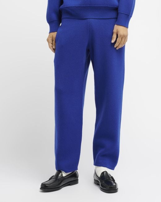 Barrie Blue Sportswear Cashmere And Cotton joggers