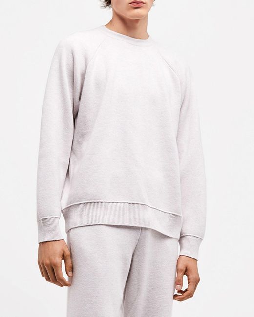 Barrie Purple Sportswear Cashmere And Cotton Jumper for men