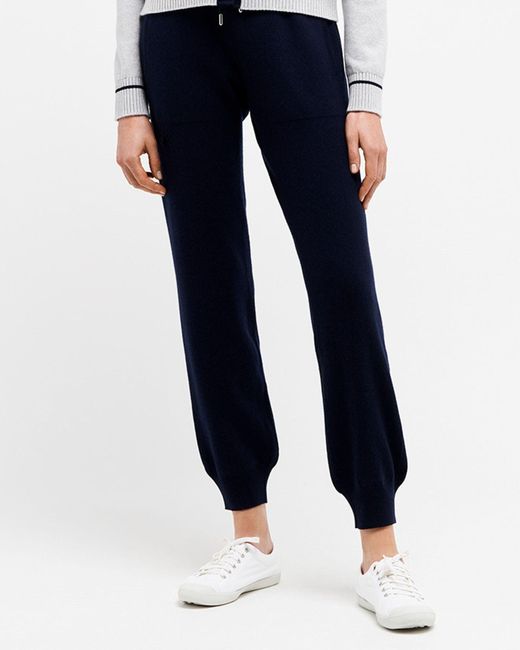 Barrie Blue Timeless Cashmere joggers