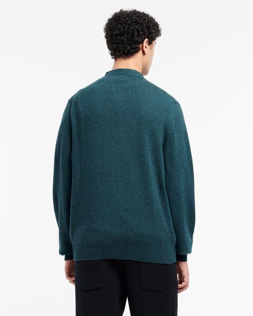 Barrie Blue B Label Cashmere Cardigan for men