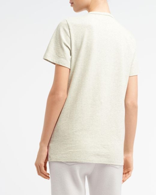 Barrie Pink T-shirt With Logo Cashmere Patch