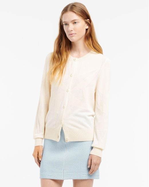 Barrie White Ultra-fine Cashmere And Cotton Cardigan