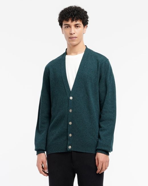 Barrie Blue B Label Cashmere Cardigan for men