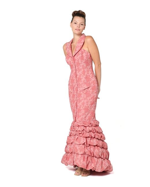 Baruni Red Adore Gown