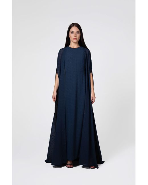 Baruni Blue Brigitte Cape Set