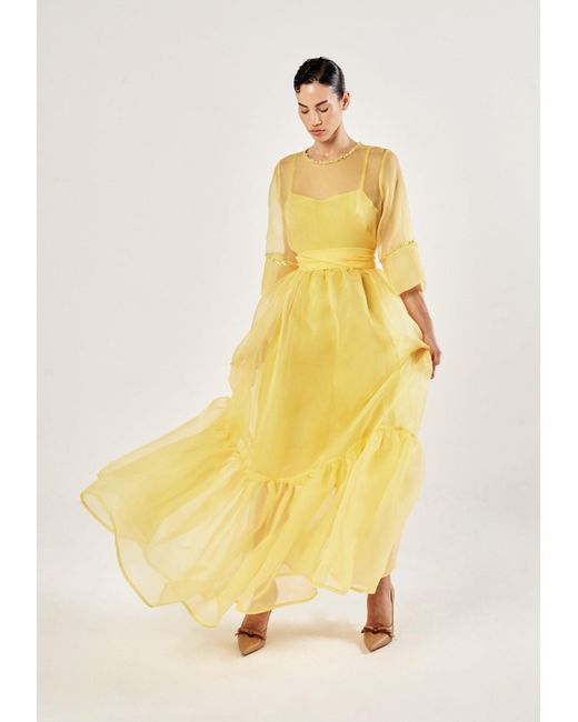 Baruni Yellow Beatrice Dress