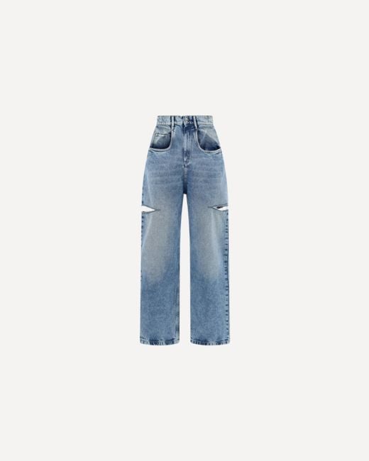 Margiela Blue Cotton Jeans