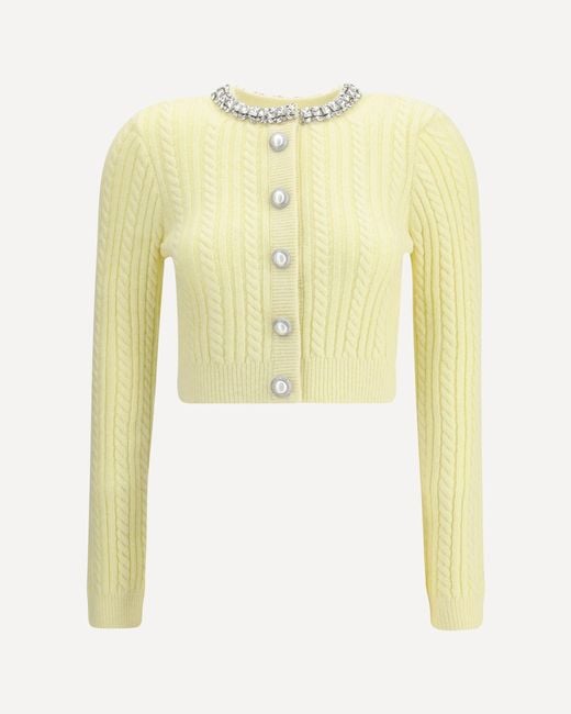 Self-Portrait Yellow Cardigans