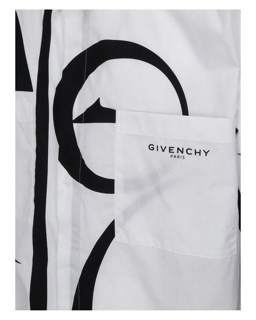 Givenchy Cotton Shirt in White for Men - Lyst