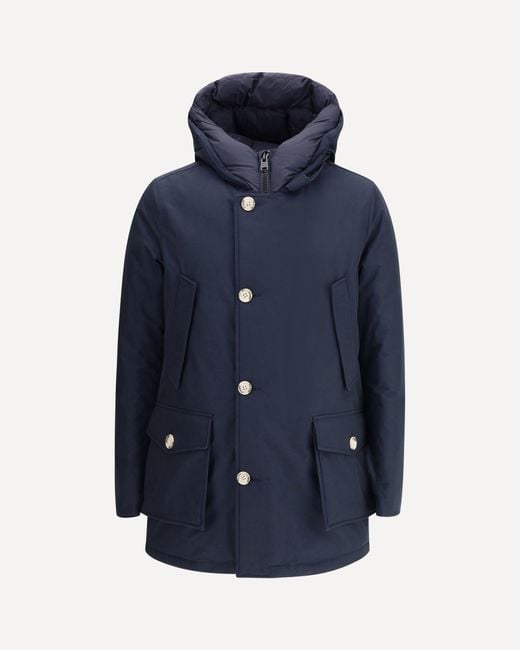 Woolrich Men's Blue Arctic Parka Down Jacket