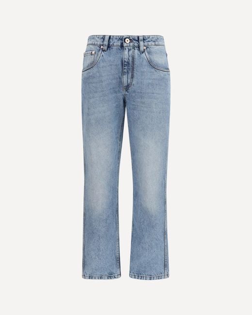 Brunello Cucinelli Blue Denim Pants
