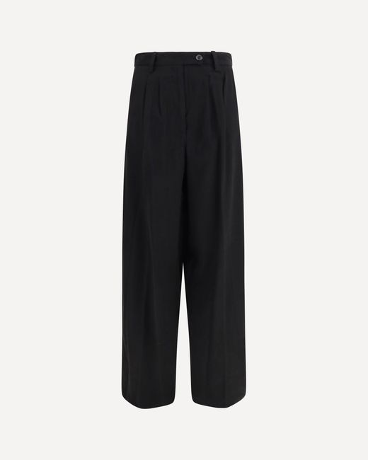 Gcds Black Wide-Leg Tailored Pants