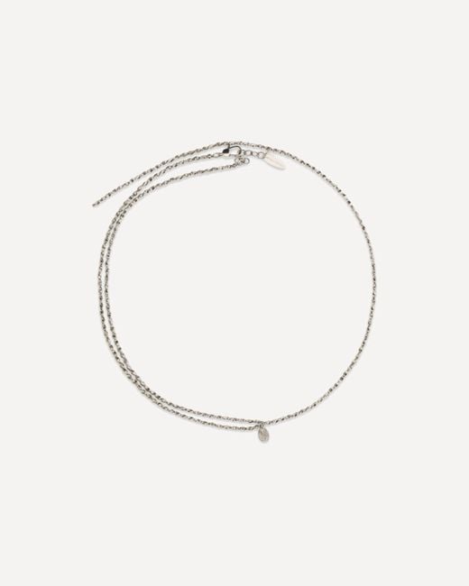 Brunello Cucinelli White Chain Necklace