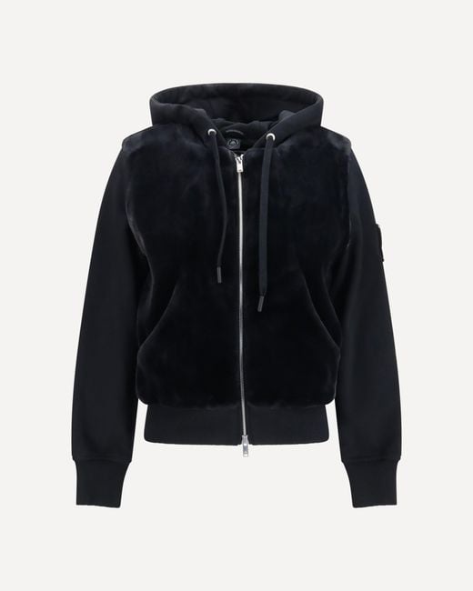 Moose Knuckles Blue Rosylyn Bunny Hoodie