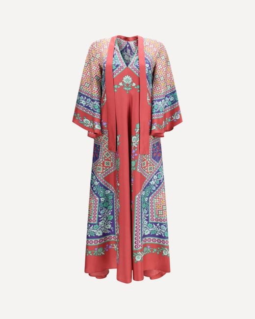 LaDoubleJ Red Silk Twill Magnifico Dress