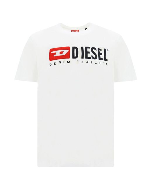 DIESEL T-shirts in White for Men | Lyst