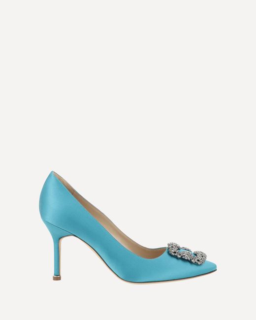 Manolo Blahnik Blue Pumps