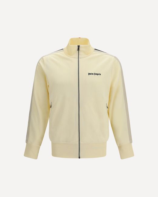 Palm Angels Natural Classic Logo Track Jacket for men
