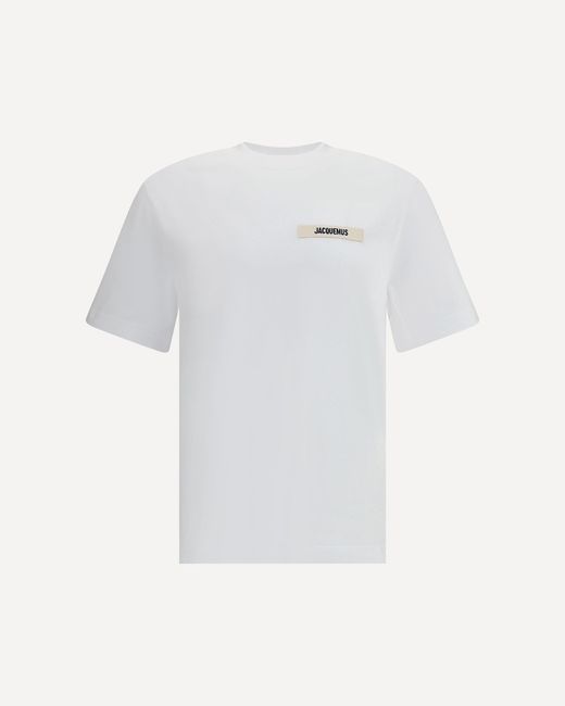 Jacquemus White Logoed T for men