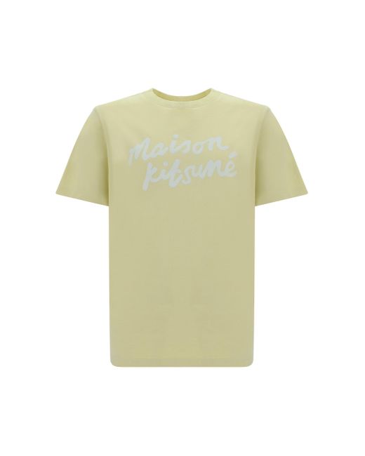 Maison Kitsuné Yellow T-Shirts for men