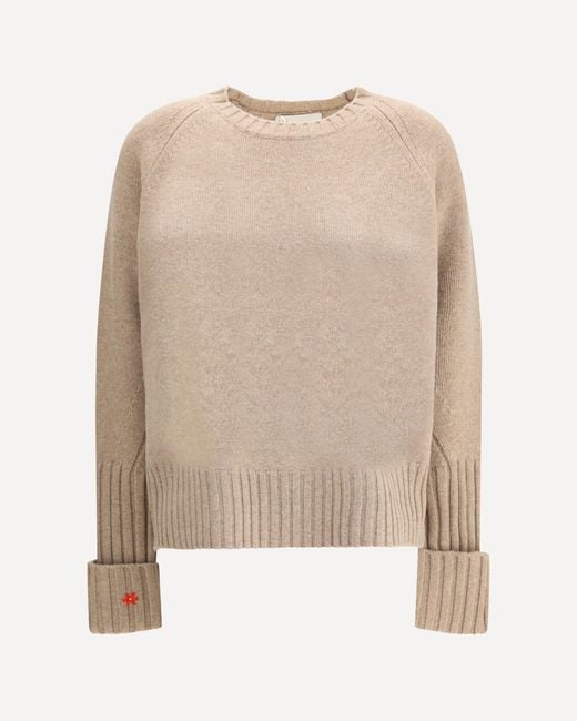 Tory Burch Natural Merino Wool Sweater