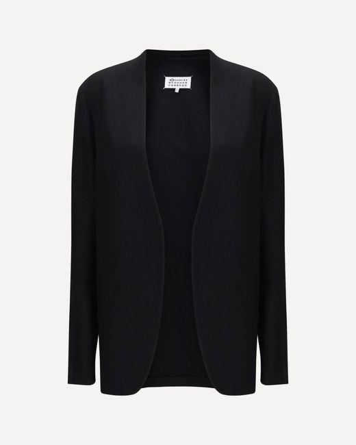 Margiela Black Minimal Virgin Wool Jacket