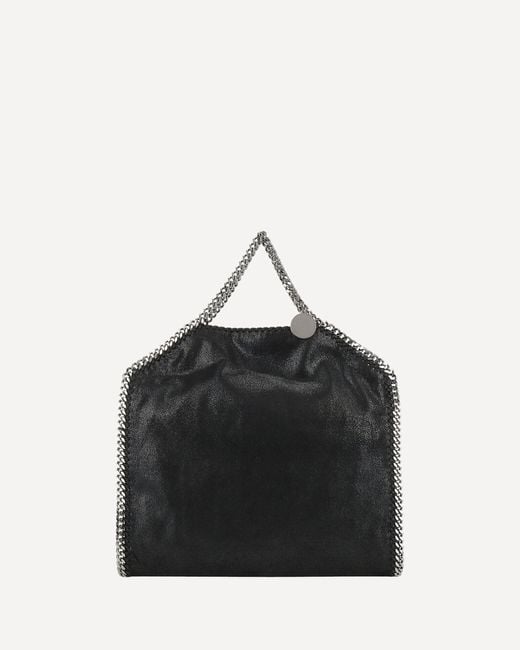 Stella McCartney Black Falabella Fold Over Tote Handbag
