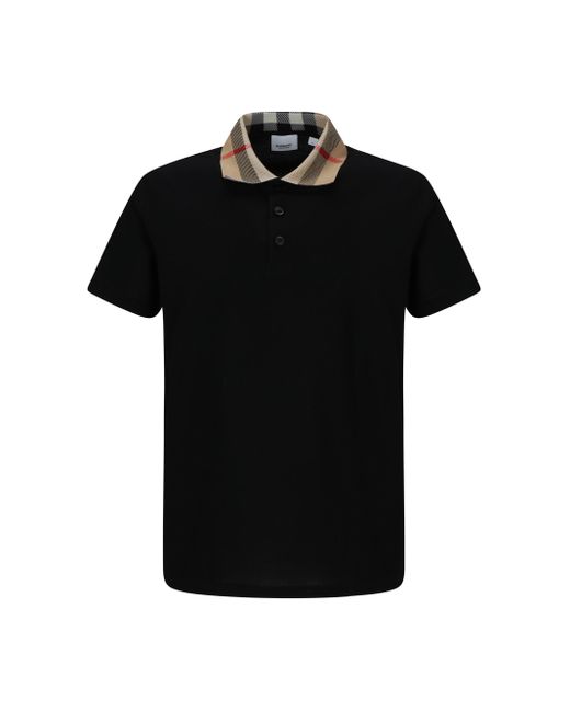 Burberry Black Cody Polo Shirt for men