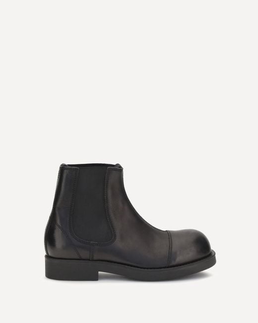 MM6 by Maison Margiela Black Chelsea Biker Boots for men