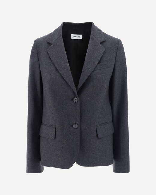 P.A.R.O.S.H. Blue P. A.R. O.S. H. Virgin Wool Blazer