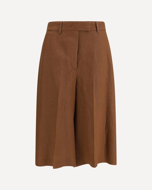 Lardini Brown Straight-Leg Bermuda Shorts