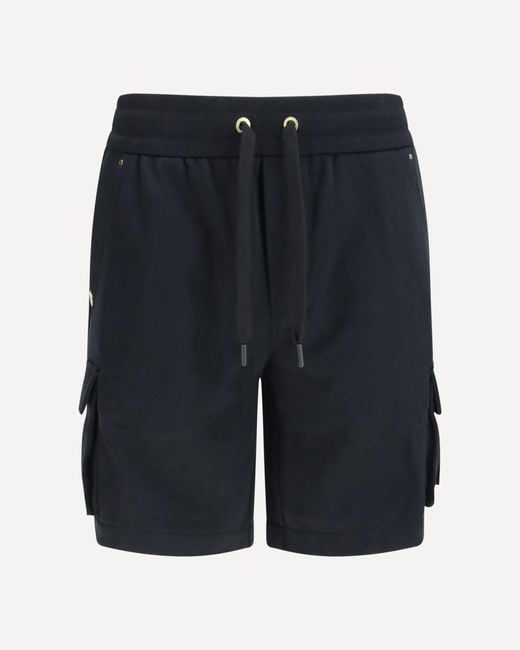 Moose Knuckles Blue Hartsfield Shorts for men