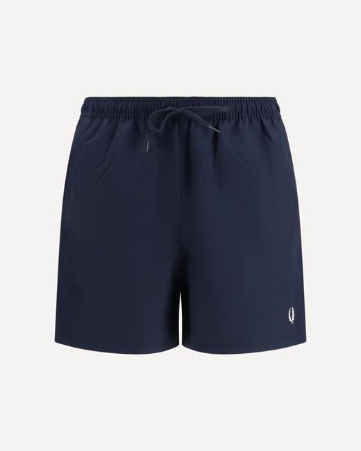 Fred Perry Blue Swim Shorts for men