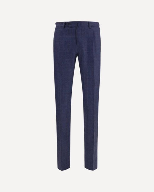 Germano Blue Tailored Pants for men