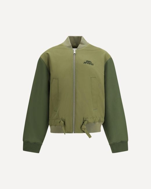 Axel Arigato Green Archer Bomber Jacket for men