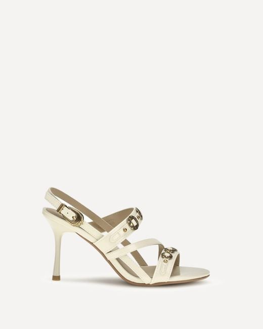 Pinko Natural Leather Vanda Sandals