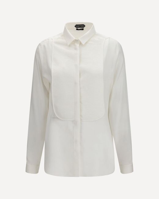 Tom Ford White Tuxedo Shirt