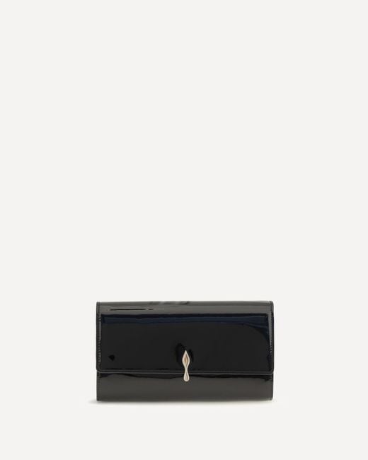 Christian Louboutin White Bettina Patent Leather Chain Wallet