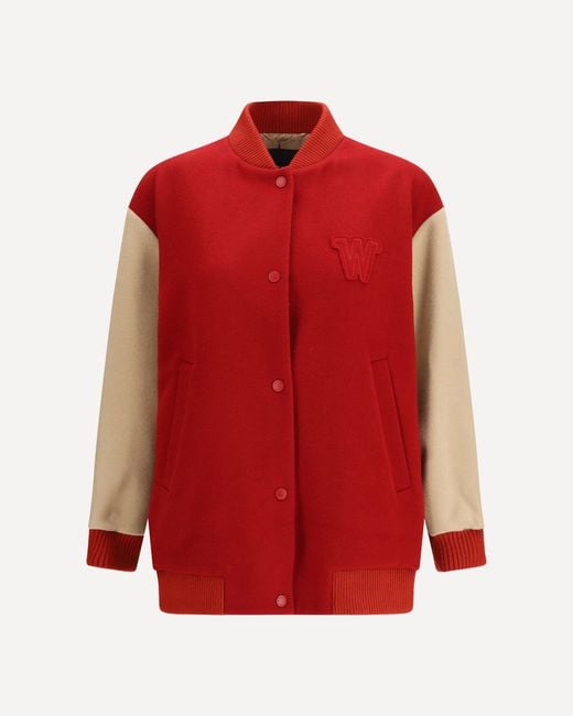 Weekend by Maxmara Red Oversized Bomber