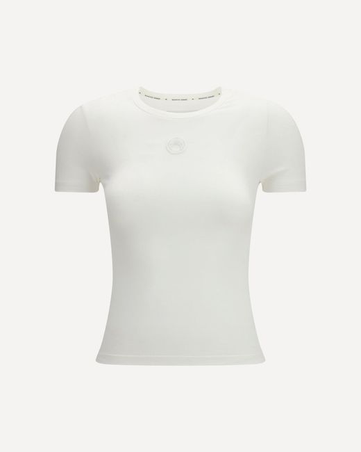 MARINE SERRE White Cotton T-Shirt Slim Fit