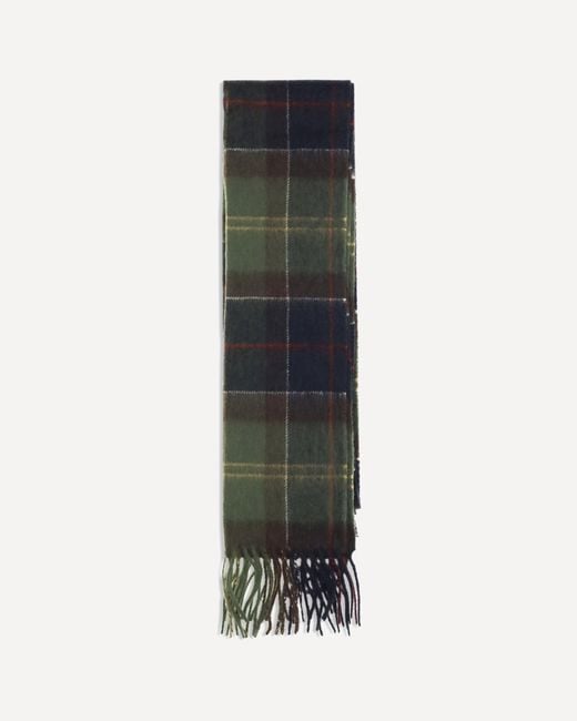 Barbour Green Tartan Scarf