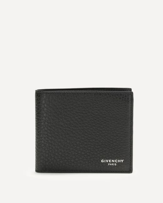 Givenchy Black Leather Bifold Wallet for men