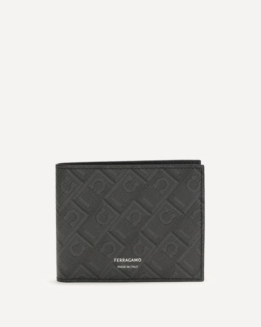 Ferragamo Gray Monogram Wallet for men