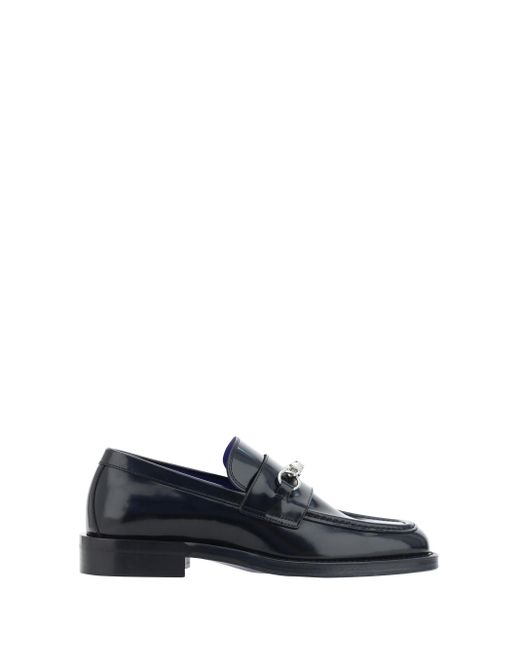 Burberry White Barbed Loafers for men