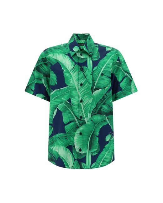 Dolce & Gabbana Green Camicia for men