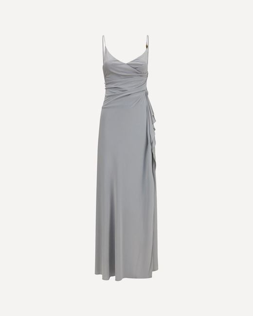 Versace White Viscose Jersey Dress