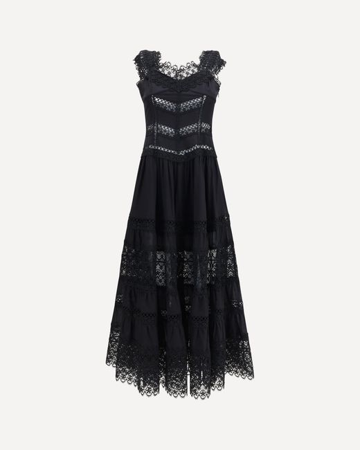 Charo Ruiz Blue Amaira Long Dress