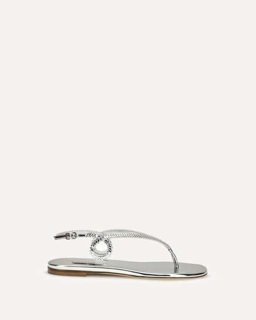 Casadei White Josephine Sandals