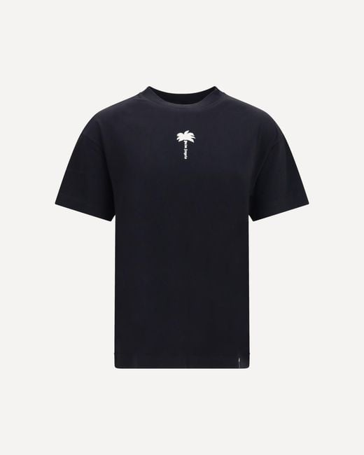Palm Angels Black Palm Tree Statement T-Shirt for men