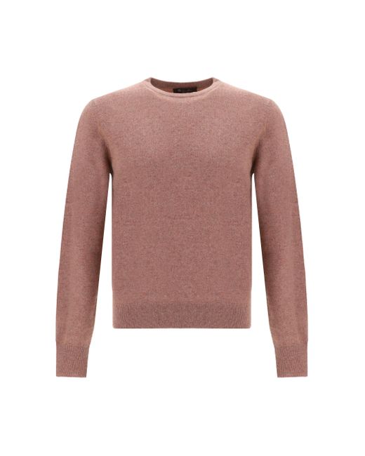 Loro Piana Pink Sweater for men